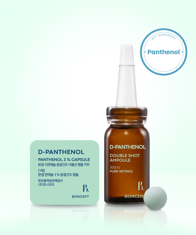 piyonna BONCEPT D-Panthenol Freeze-Dried Double Shot Ampoule Kit Face Care Serum