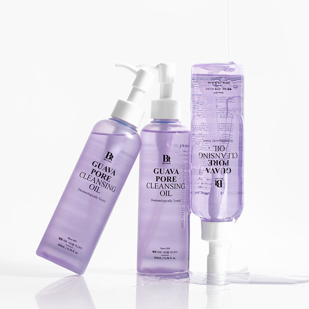 piyonna Benton Guava Blackhead Pore Cleansing Oil 200ml Soins visage Démaquillage Huile dém.