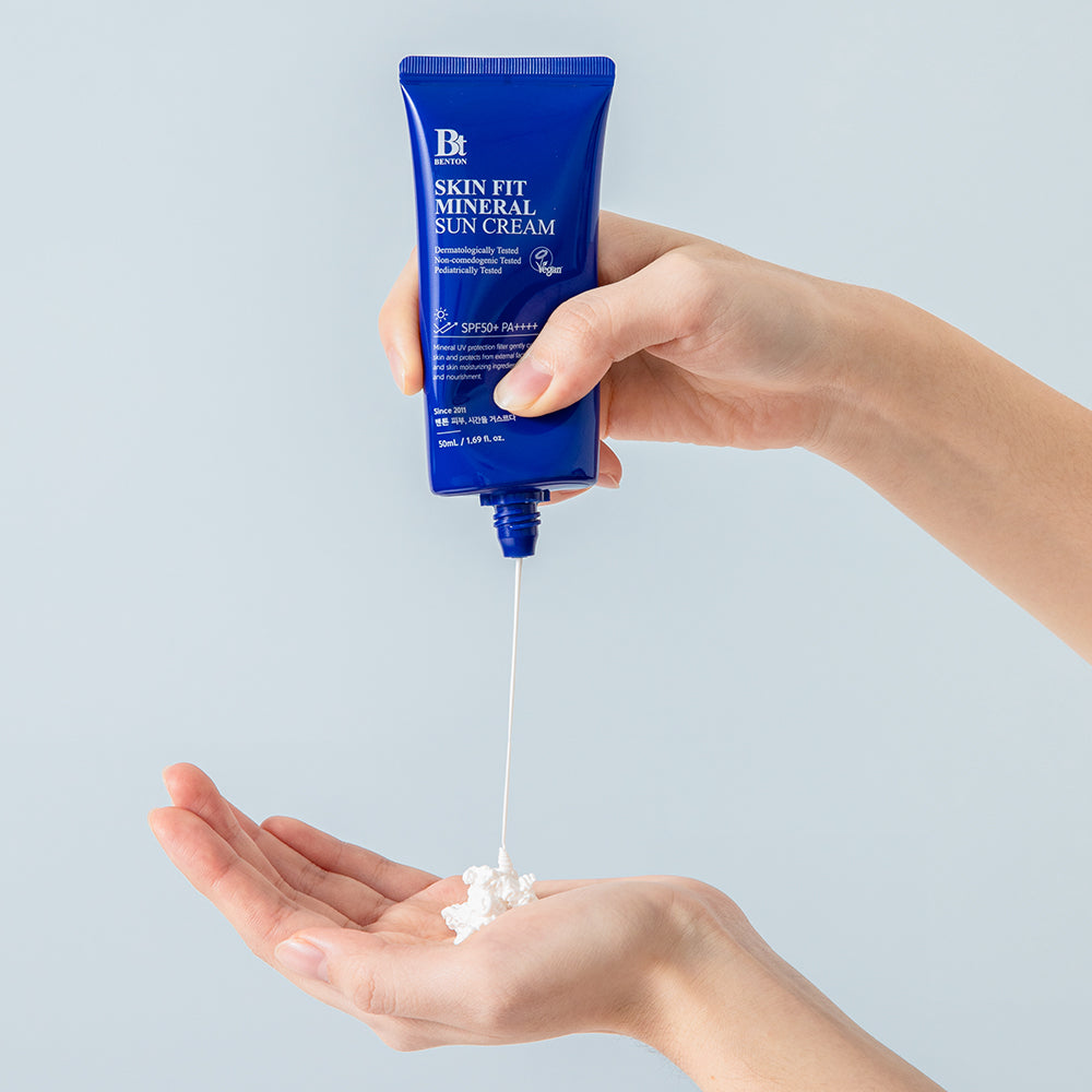 piyonna Benton Skinfit Mineral Tone-Up Sun Cream SPF50+/PA++++ 50mL Solaire Crème solaire