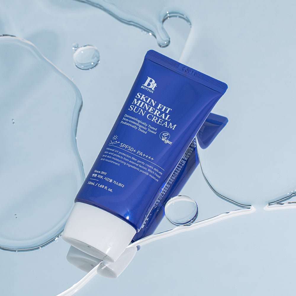 piyonna Benton Skinfit Mineral Tone-Up Sun Cream SPF50+/PA++++ 50mL Solaire Crème solaire
