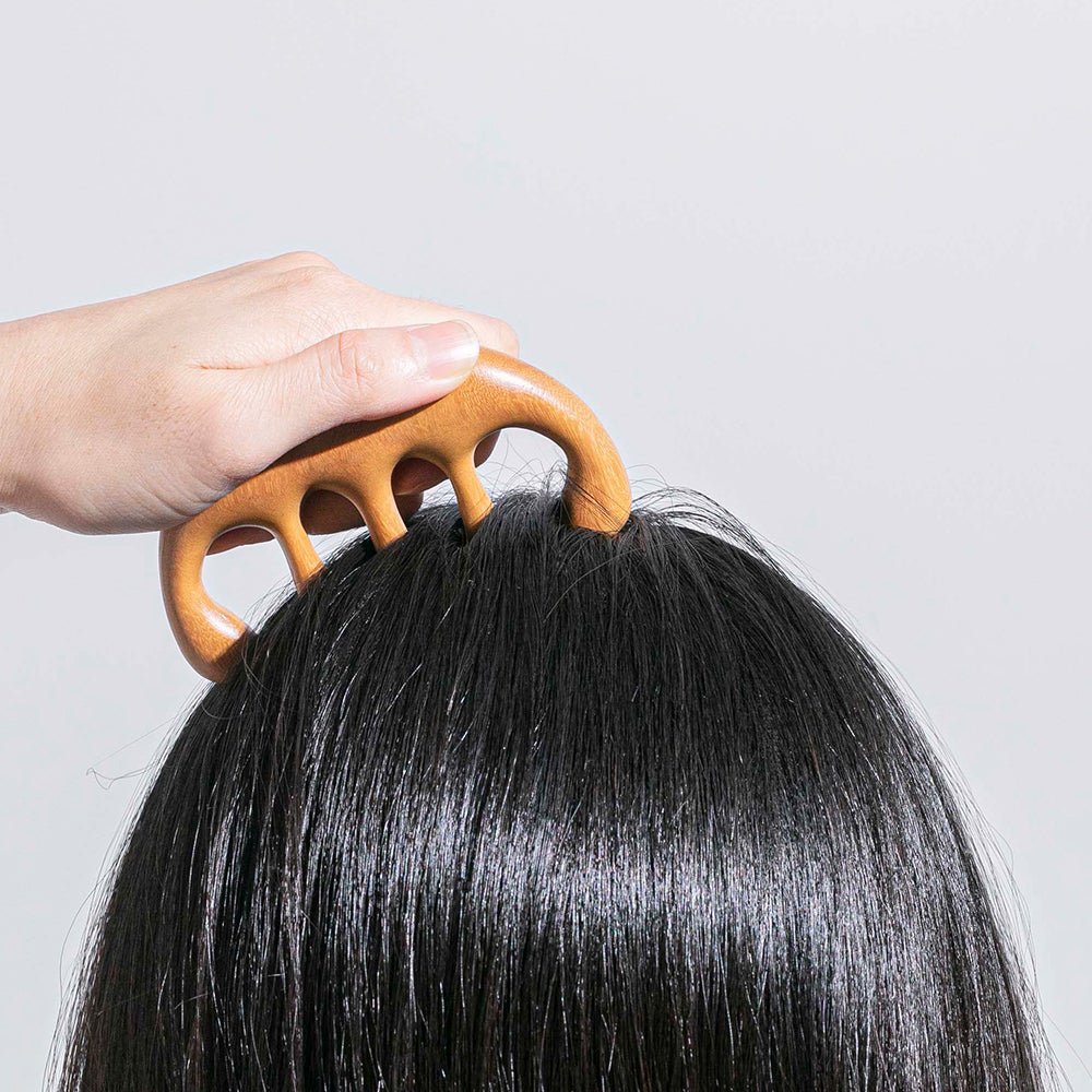 piyonna Benton Scalp Gua Sha Massager Maquillage Access. beauté Outil massage