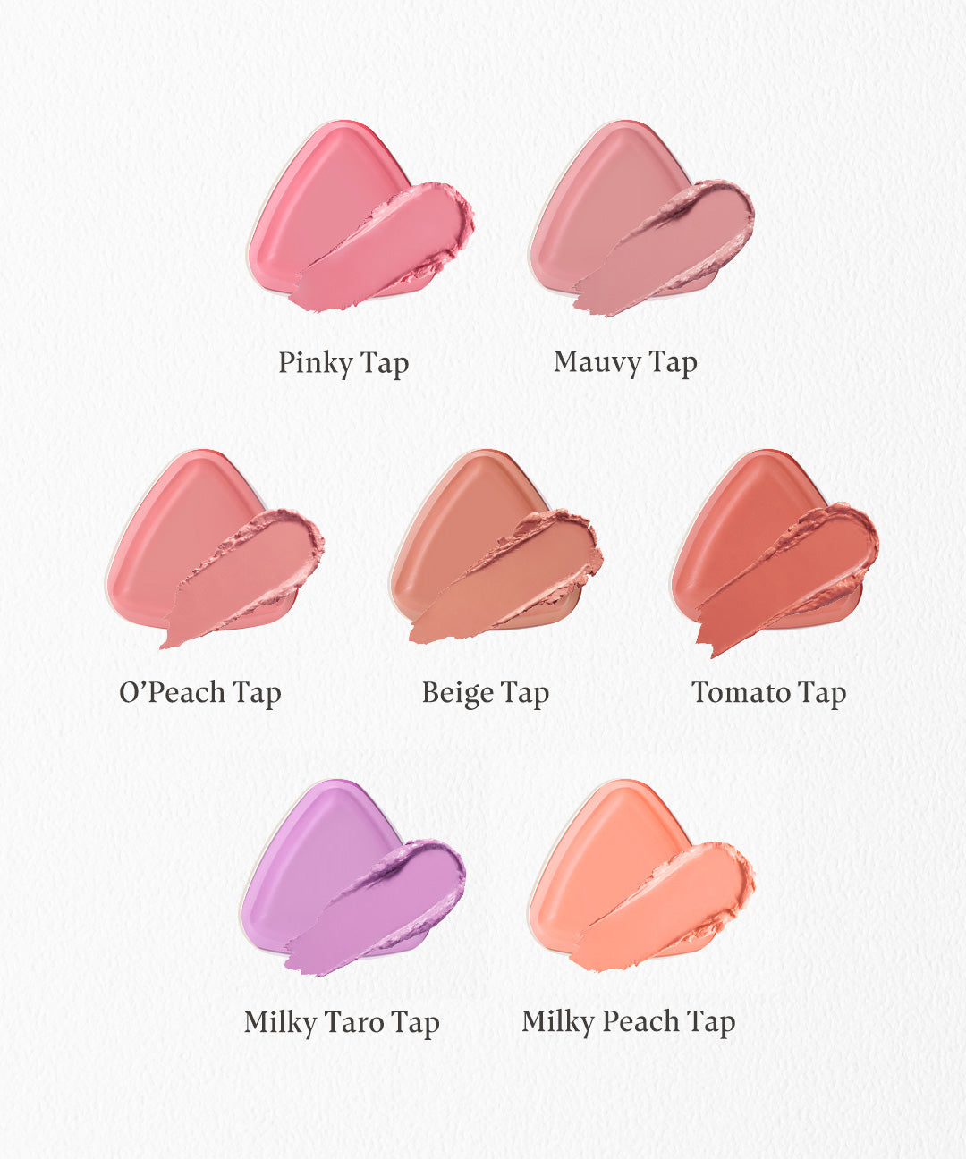 piyonna Semo Tab Cheek 7 Colors Makeup Blush & Contour Blush