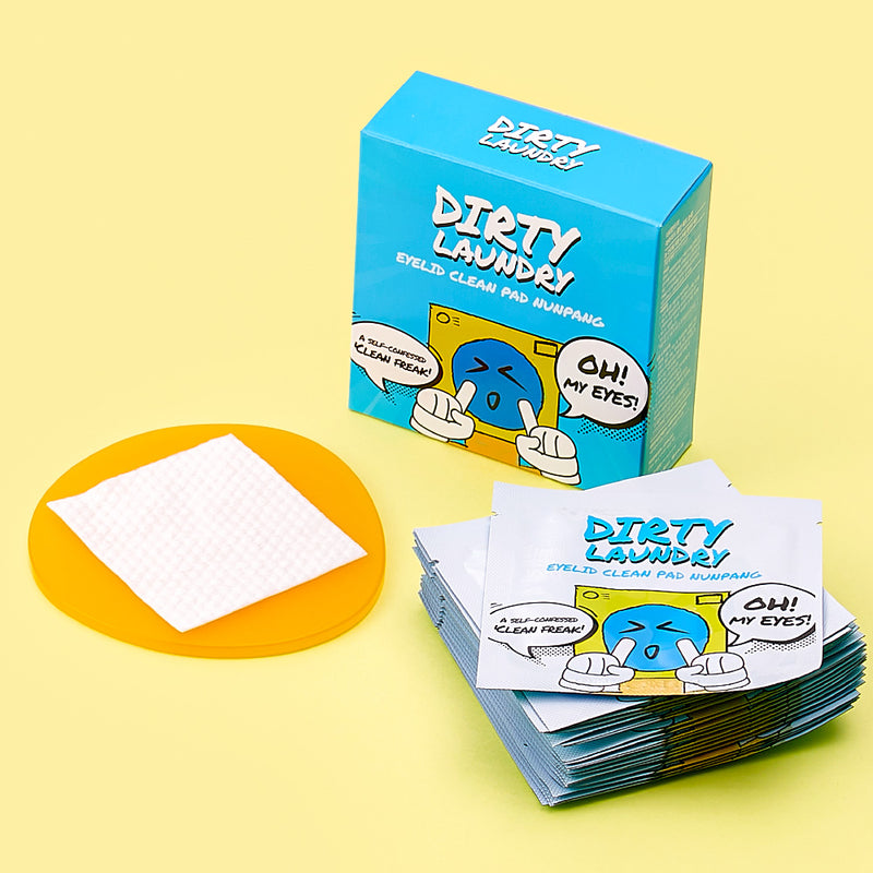 piyonna Dirty Laundry Eyelid Clean Pad Nunpang Face Care Cleanser Cleansing Wipe