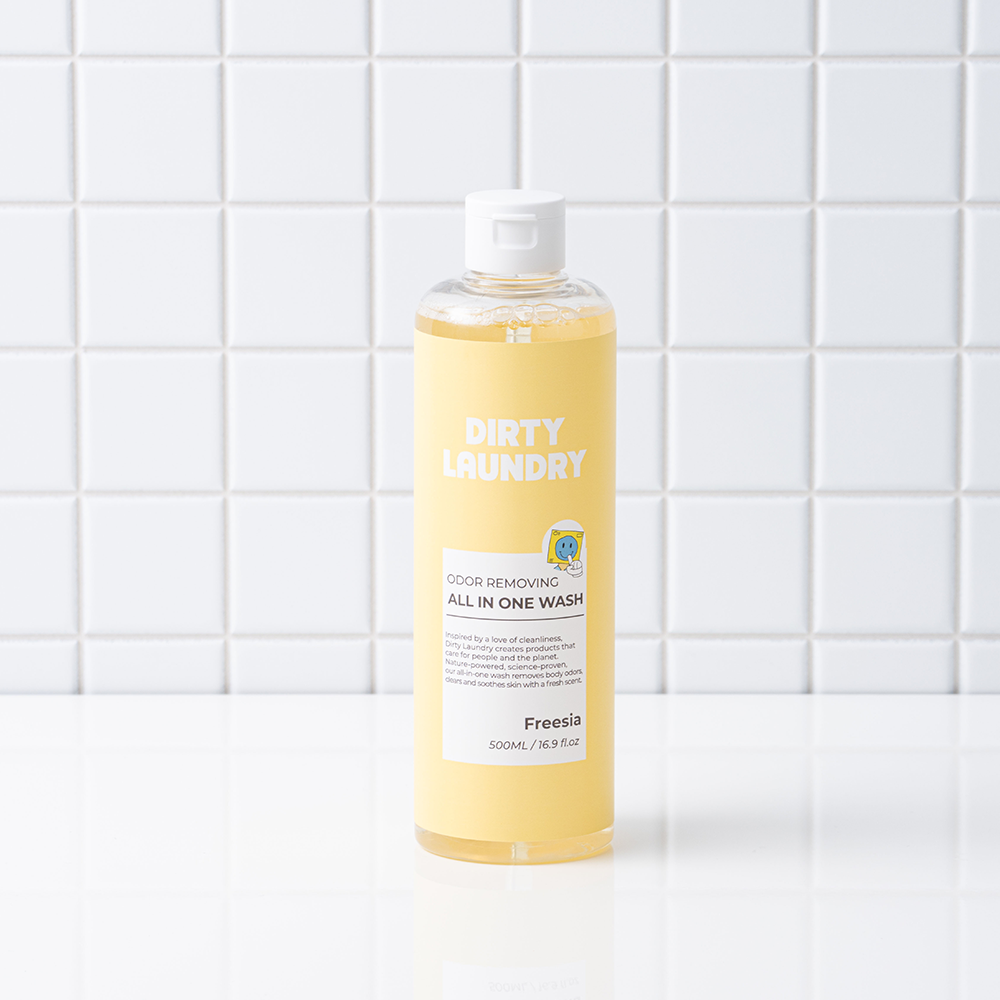 piyonna Dirty Laundry All-in-One Wash Freesia Corps & Cheveux Soin du corps Gel douche