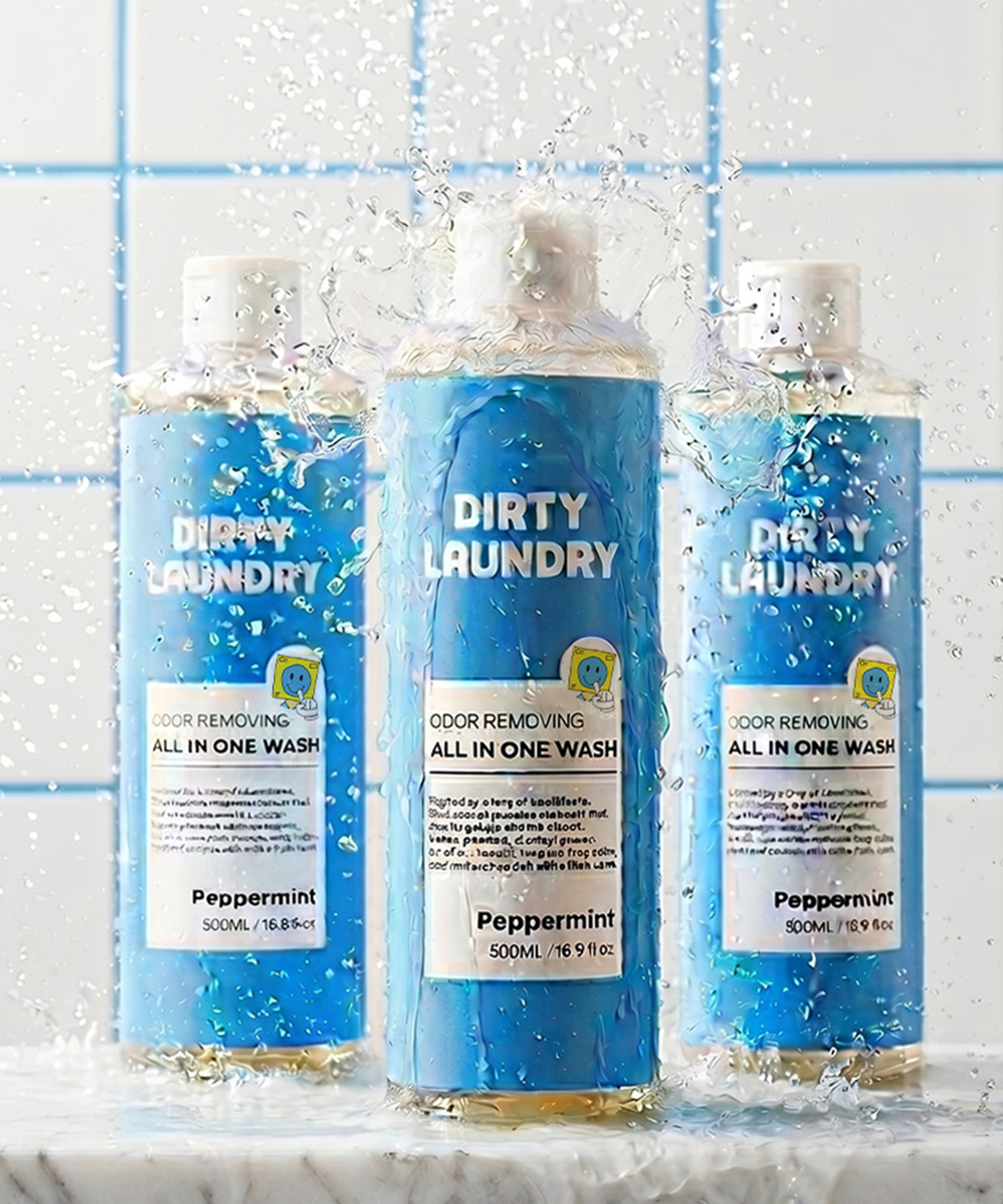 piyonna Dirty Laundry All In One Wash Peppermint Hair & Body Care Body Care Body Wash
