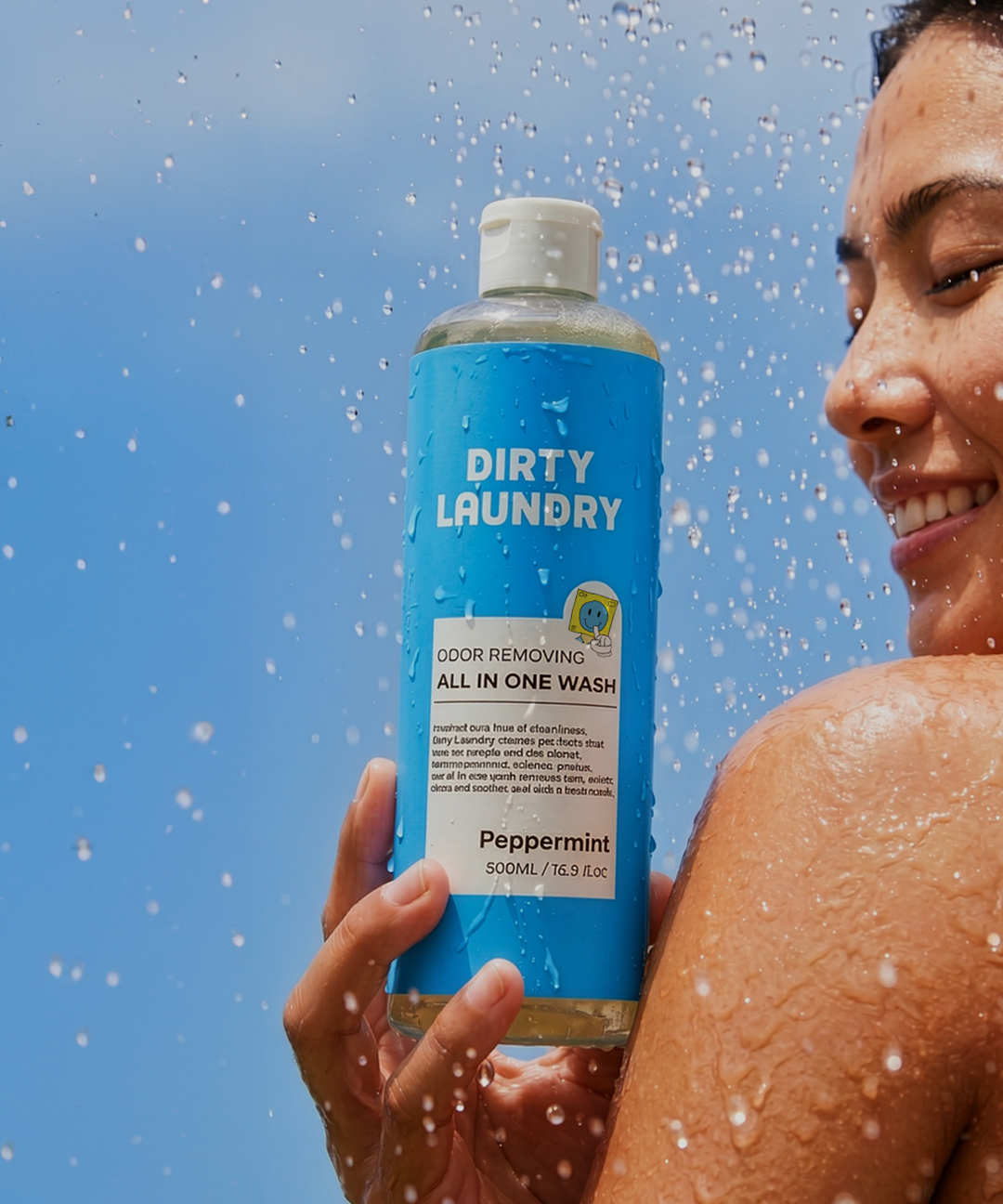 piyonna Dirty Laundry All In One Wash Peppermint Hair & Body Care Body Care Body Wash