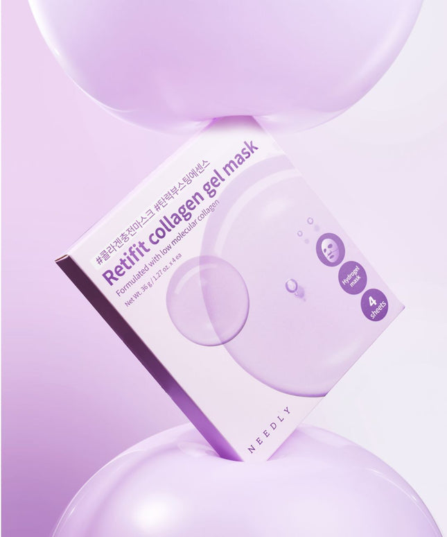piyonna Needley Retifit Collagen Gel Mask 4 Sheets Masque Masque visage