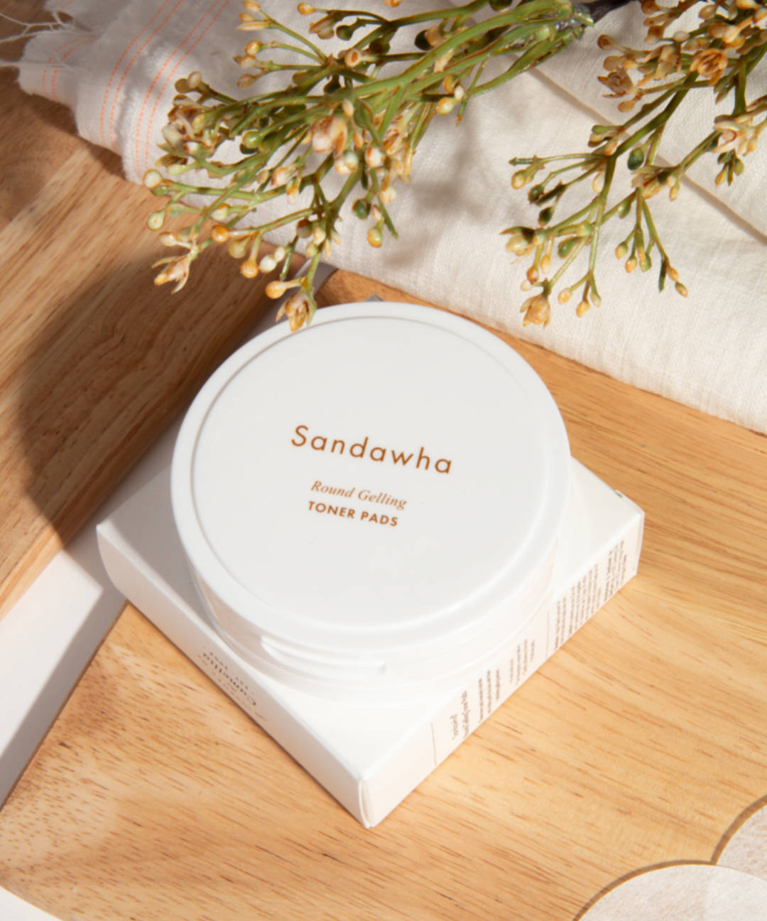 piyonna Sandahwa Round Gelling Pad Maquillage Accessoires beauté Coton & Coton-tige