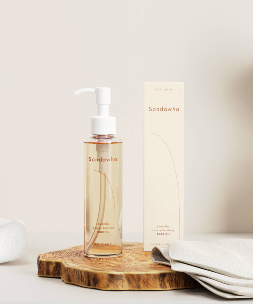 piyonna Huile Corporelle Apaisante de Luxe au Camélia Sandahwa Cheveux & Soins corps Soin du corps Huile corps