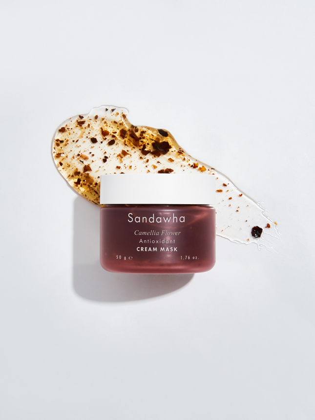 piyonna Sandahwa Camellia Flower Cream Mask Face Mask Wash Off Mask