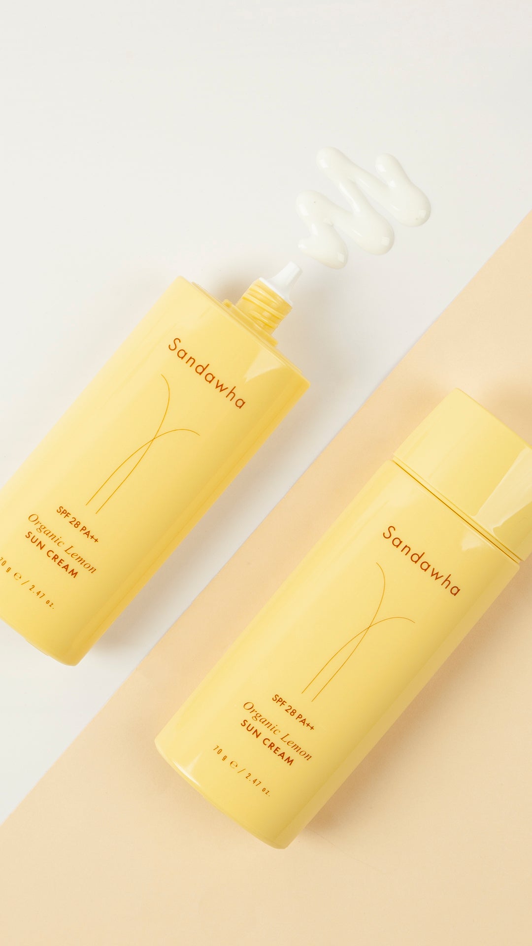 piyonna Sandahwa Organic Lemon Sun Cream Sun Care Sun Lotion