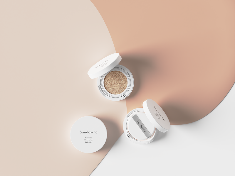 piyonna Sandahwa Camellia Brightening Radiance Cushion Makeup Base Makeup Cushion