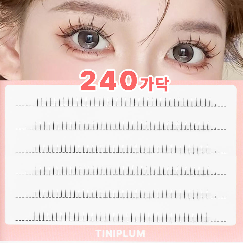 piyonna Tinyplum Blingtalk Individual Lashes 240pcs Maquillage Access. beauté Faux cils