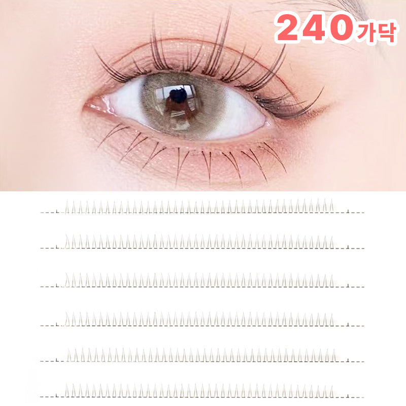 piyonna Tinyplum Blingtalk Individual Lashes 240pcs Maquillage Access. beauté Faux cils