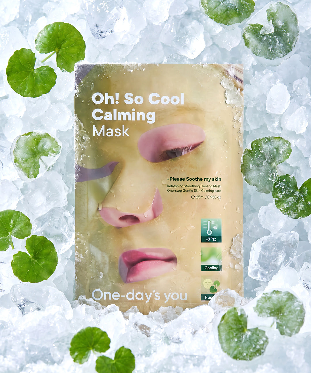 piyonna One Days You Oh So Cool Calming Mask Masque Masque visage