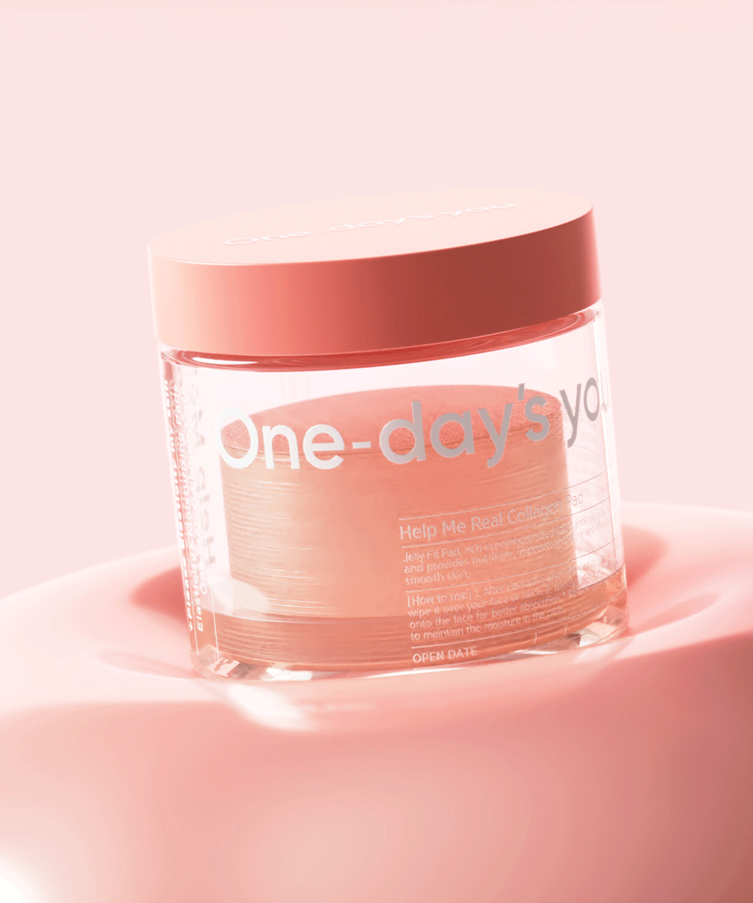 piyonna One Days You Real Collagen Pad 70ea Soins visage Toner Pads tonifiants