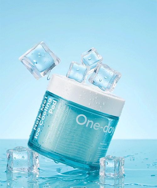 piyonna One Days You Help Me Ice Cooling Pad 80ea Soins visage Toner Pads tonifiants
