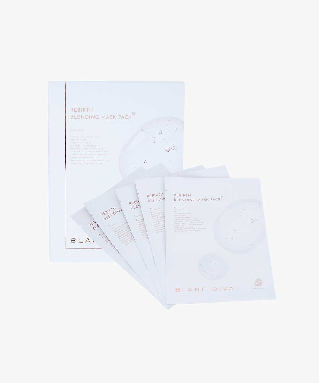 piyonna Reverse Blending Mask Pack 5sheets Masque Masque visage