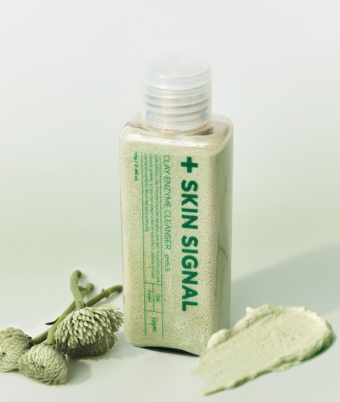 piyonna Green Clay Enzyme Cleanser 70g Face Care Cleanser Cleansing Foam