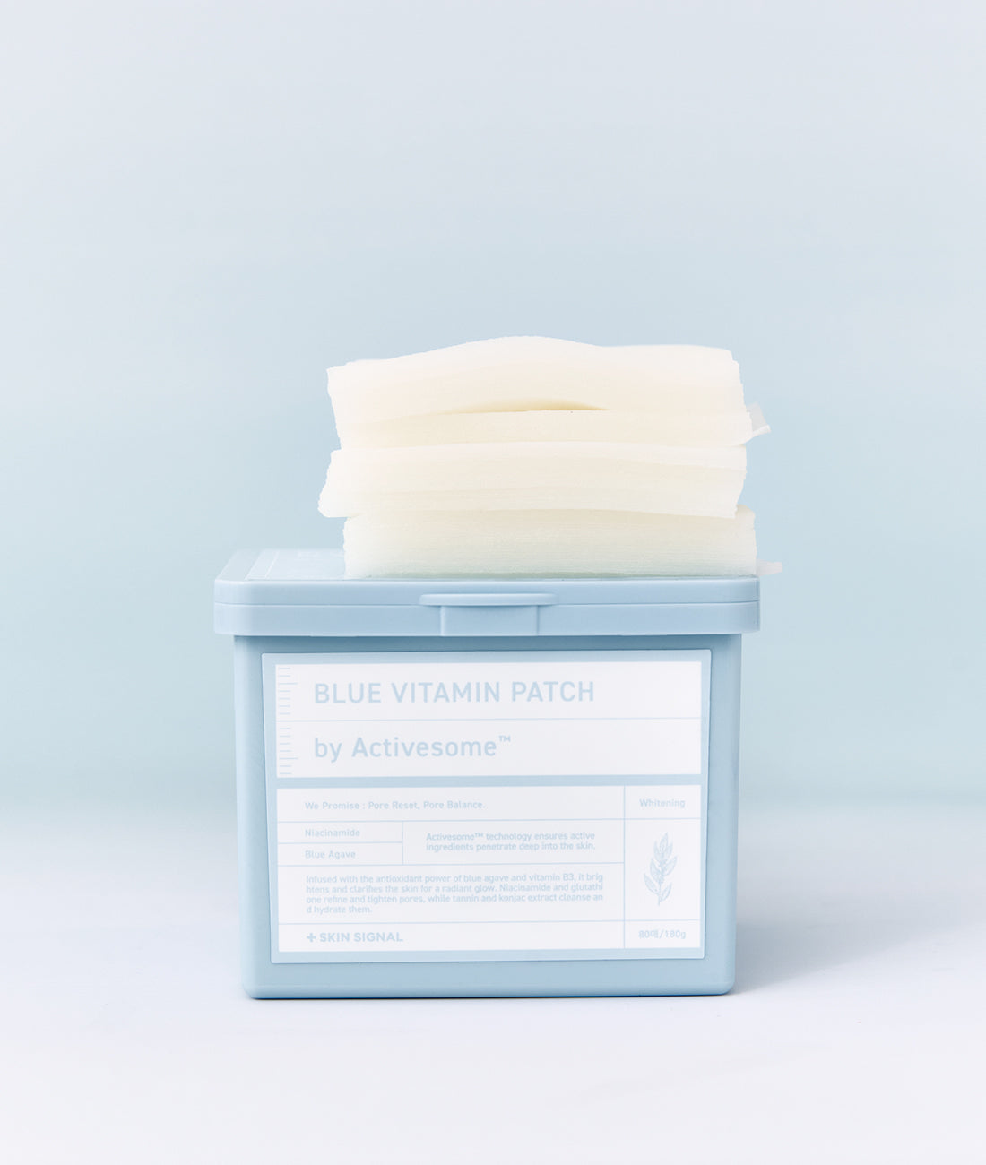 piyonna Blue Vitamin Patch 80 Sheets Soins visage Toner Pads tonifiants