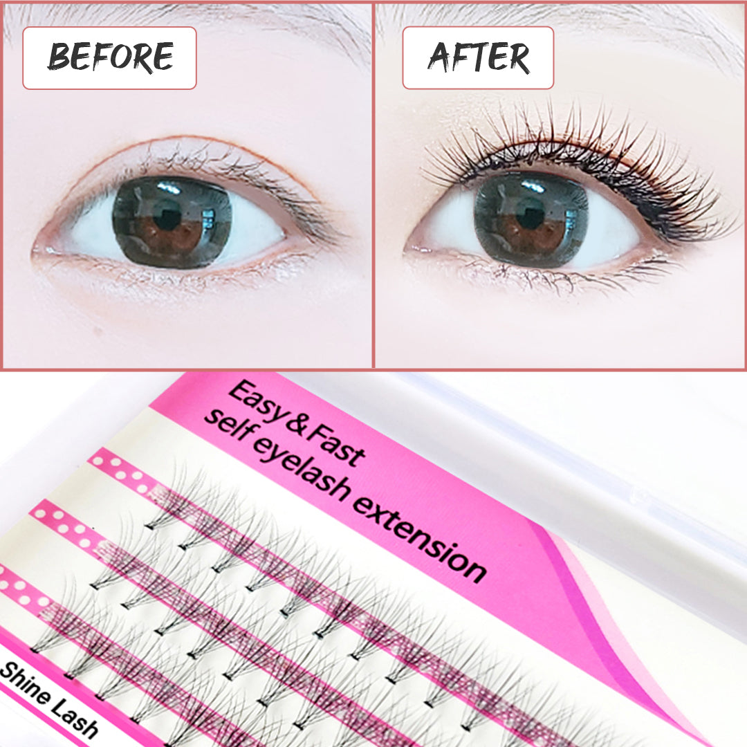 piyonna Mibeurin 10-Strand Shine Lash Maquillage Access. beauté Faux cils