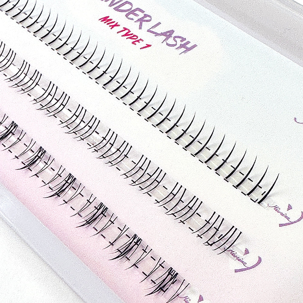 piyonna Mibeurin Under Lash Mix Type 1 Maquillage Accessoires beauté Faux cils
