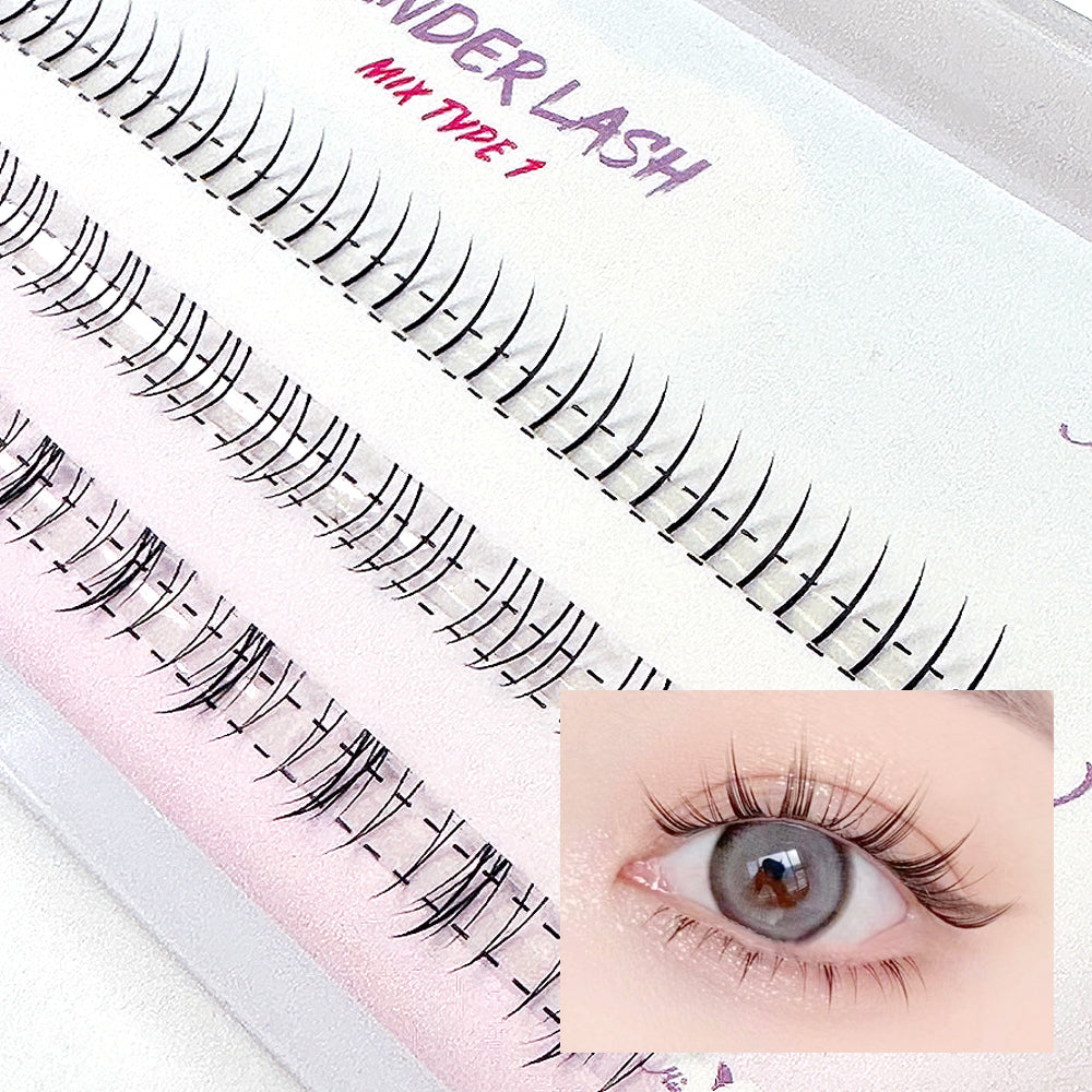 piyonna Mibeurin Under Lash Mix Type 1 Maquillage Accessoires beauté Faux cils