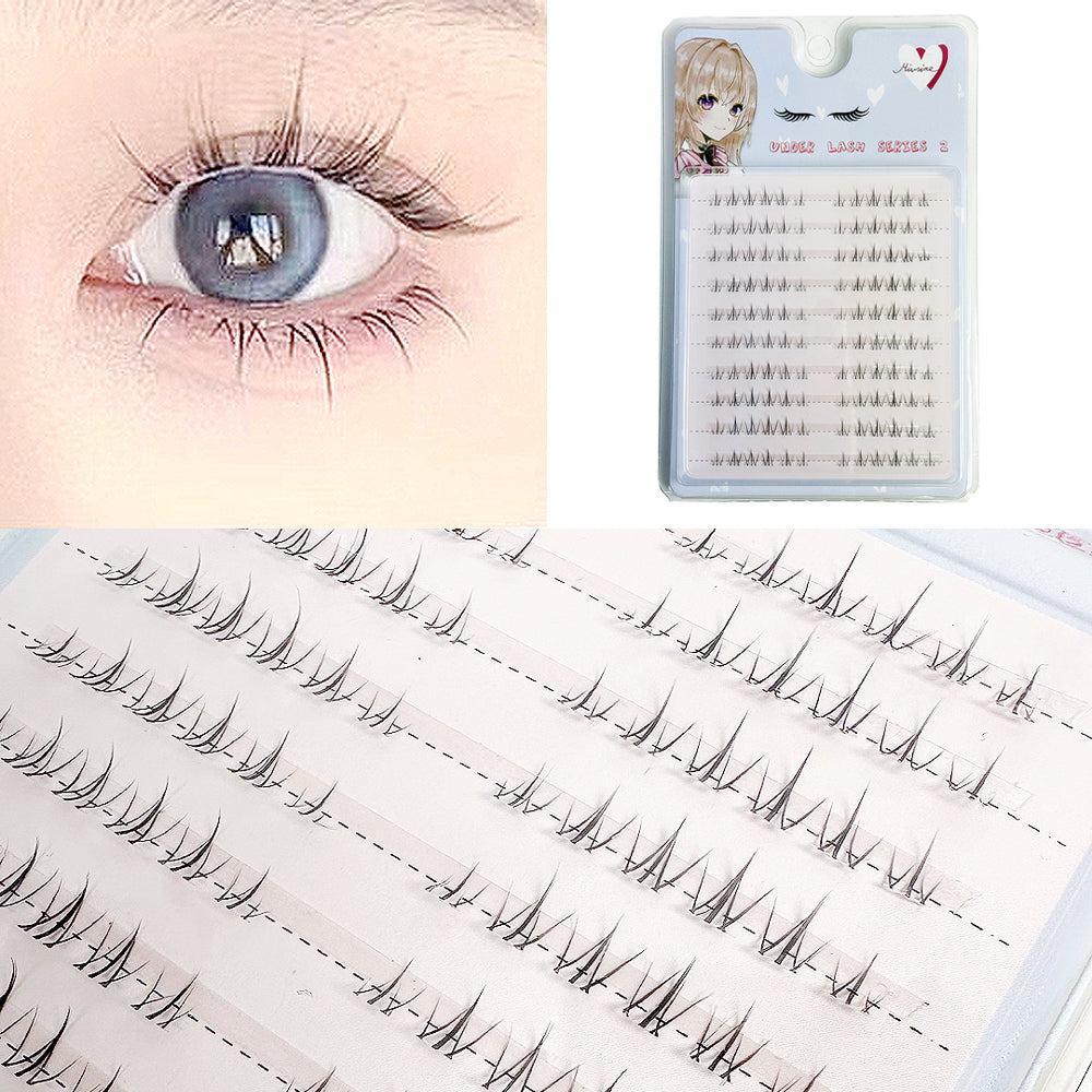 piyonna Mibeurin 10-Pack Under Lash Series 2 W-Type Maquillage Accessoires beauté Faux cils