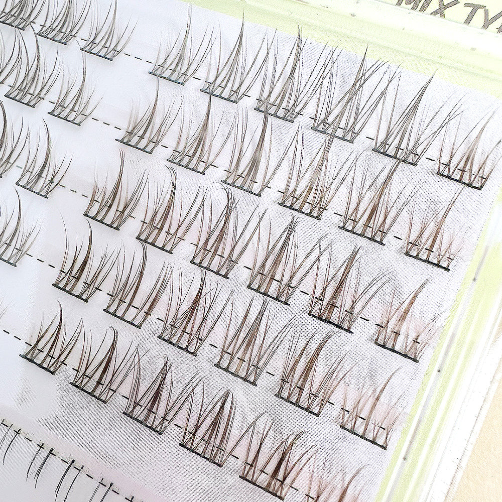 piyonna Mibeurin Dark Brown Cutie Lash Season 2 + Under Series 1 Maquillage Accessoires beauté Faux cils