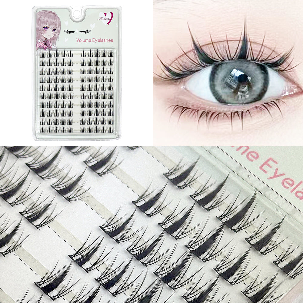 piyonna Mibeurin 10-Line Volume Lash Partial Lashes Maquillage Accessoires beauté Faux cils