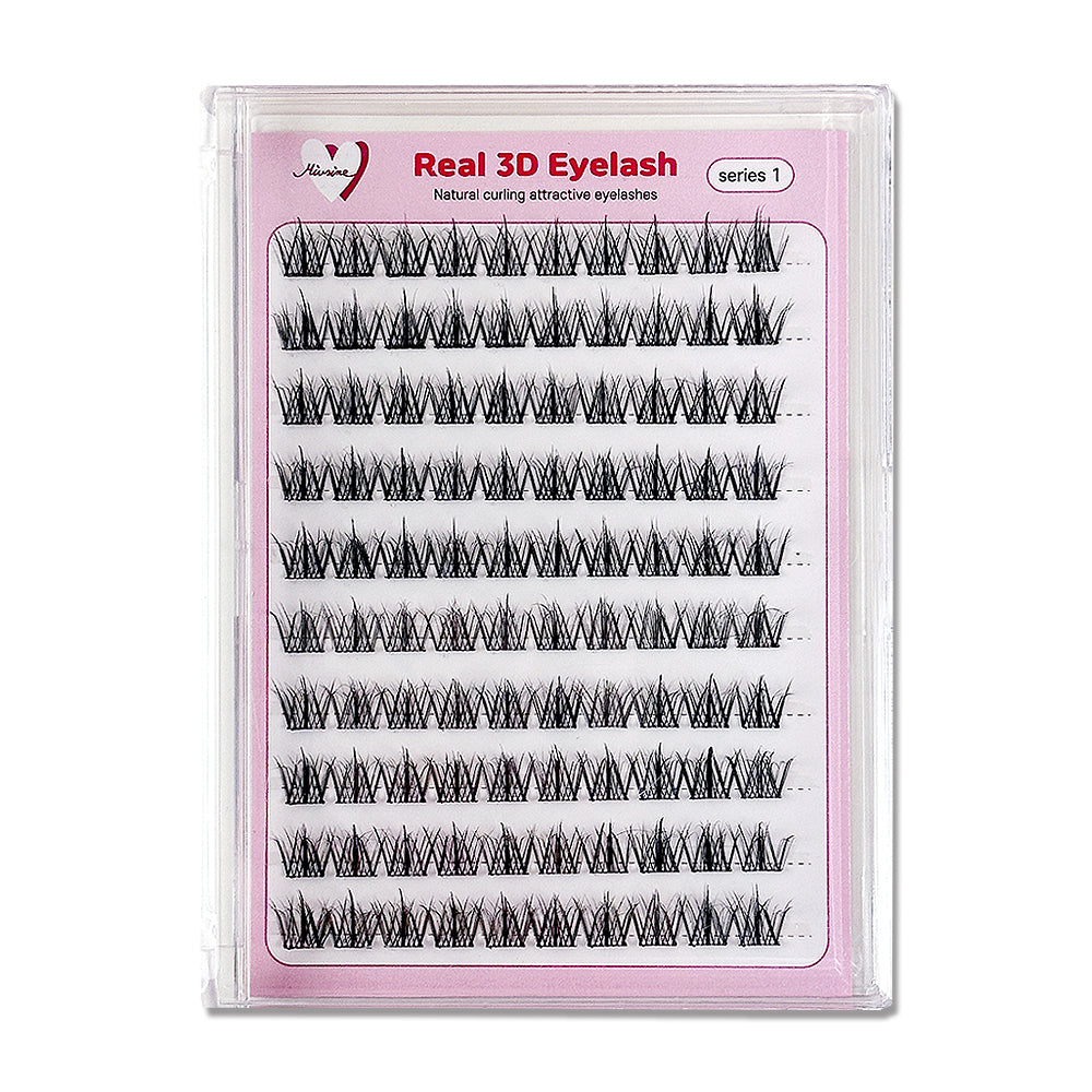 piyonna Mibeurin No-Glue Real 3D Eye Lash 10-Pack Maquillage Accessoires beauté Faux cils