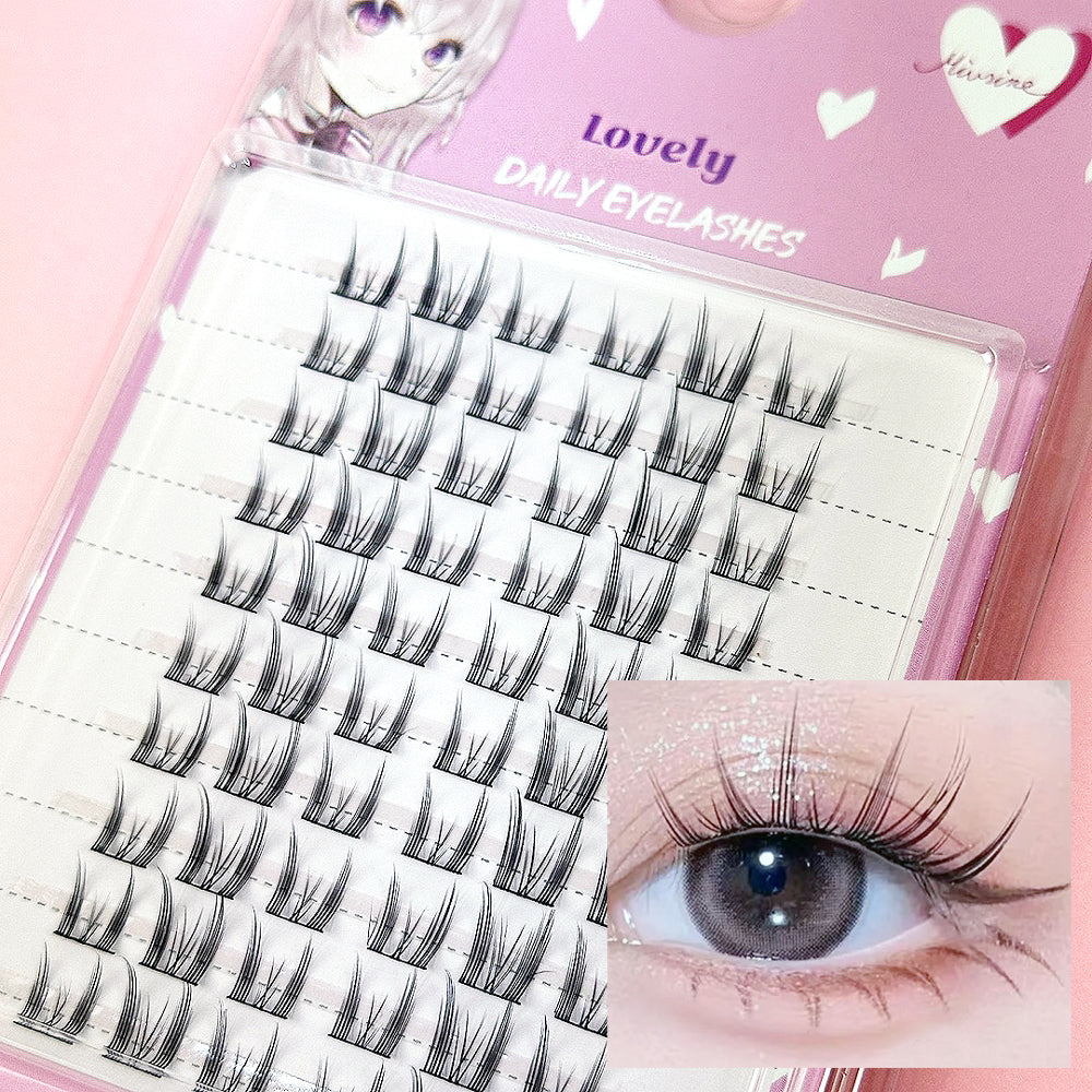 piyonna Mibeurin 10-Line Lovely Lash Partial Lashes Maquillage Accessoires beauté Faux cils