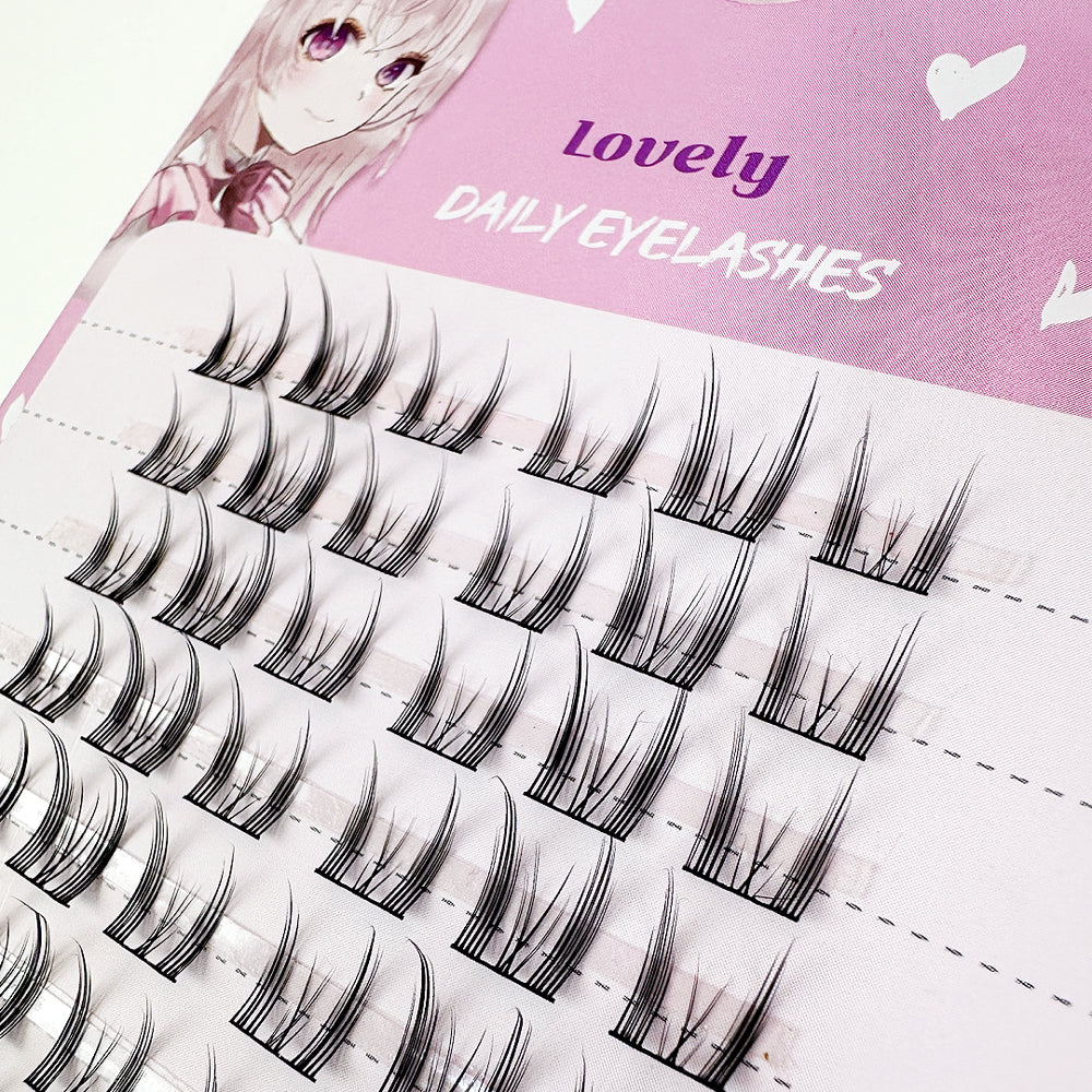 piyonna Mibeurin 10-Line Lovely Lash Partial Lashes Maquillage Accessoires beauté Faux cils