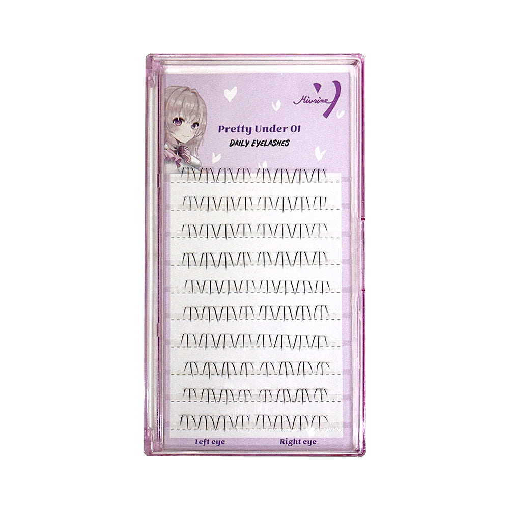 piyonna Mibeurin Pretty Under 01 10-Pack Maquillage Accessoires beauté Faux cils