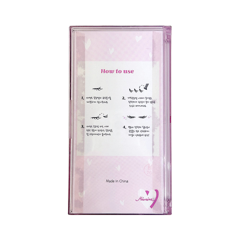 piyonna Mibeurin No-Glue Charming 01 Eye Lash 8-Pack Maquillage Accessoires beauté Faux cils