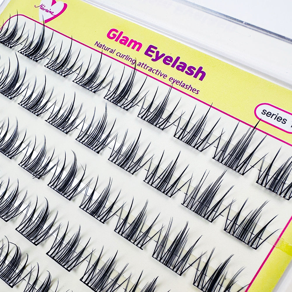 piyonna Mibeurin No-Glue Glam Lash 10-Pack Maquillage Accessoires beauté Faux cils