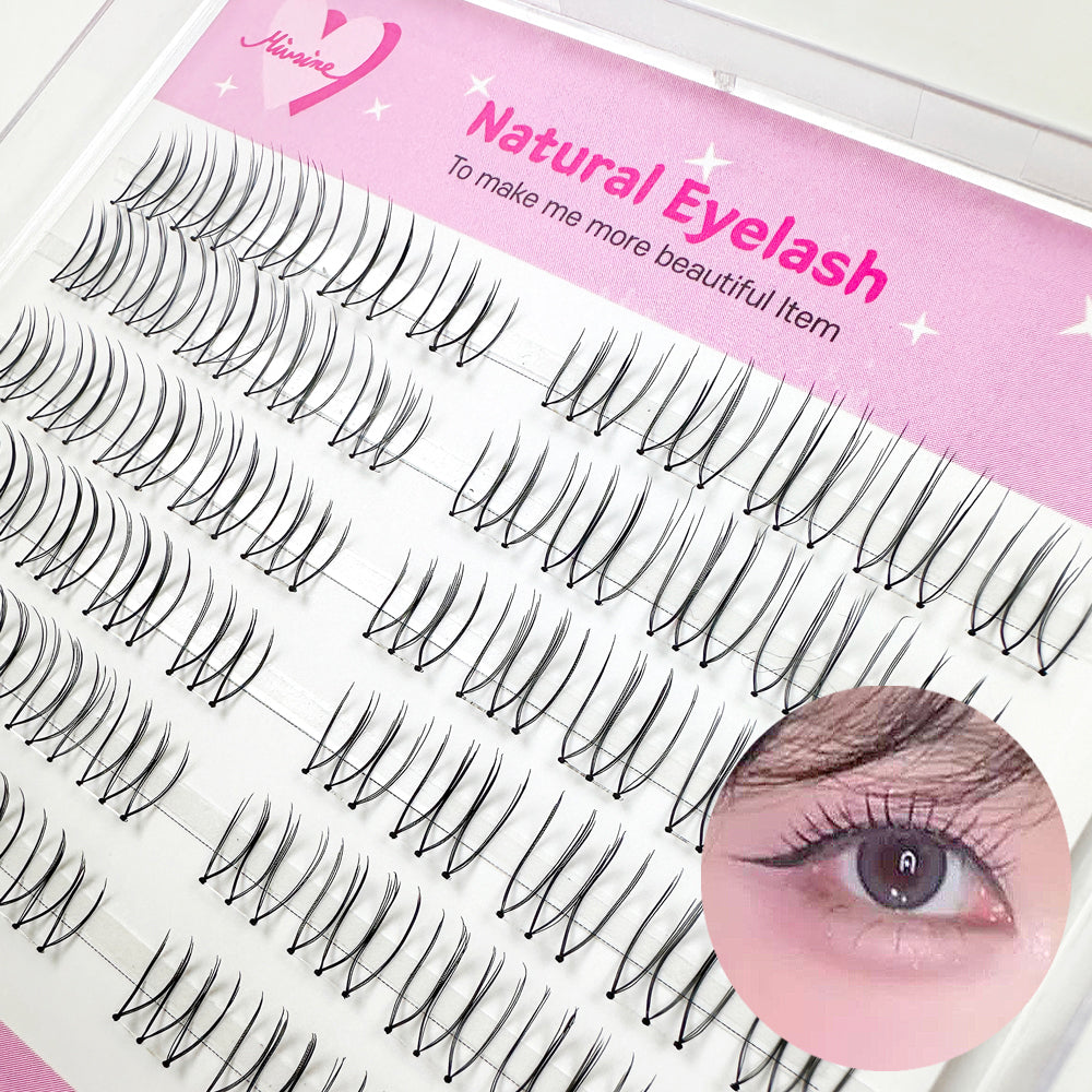 piyonna Mibeurin 6-Row Natural Eye Lash Maquillage Accessoires beauté Faux cils