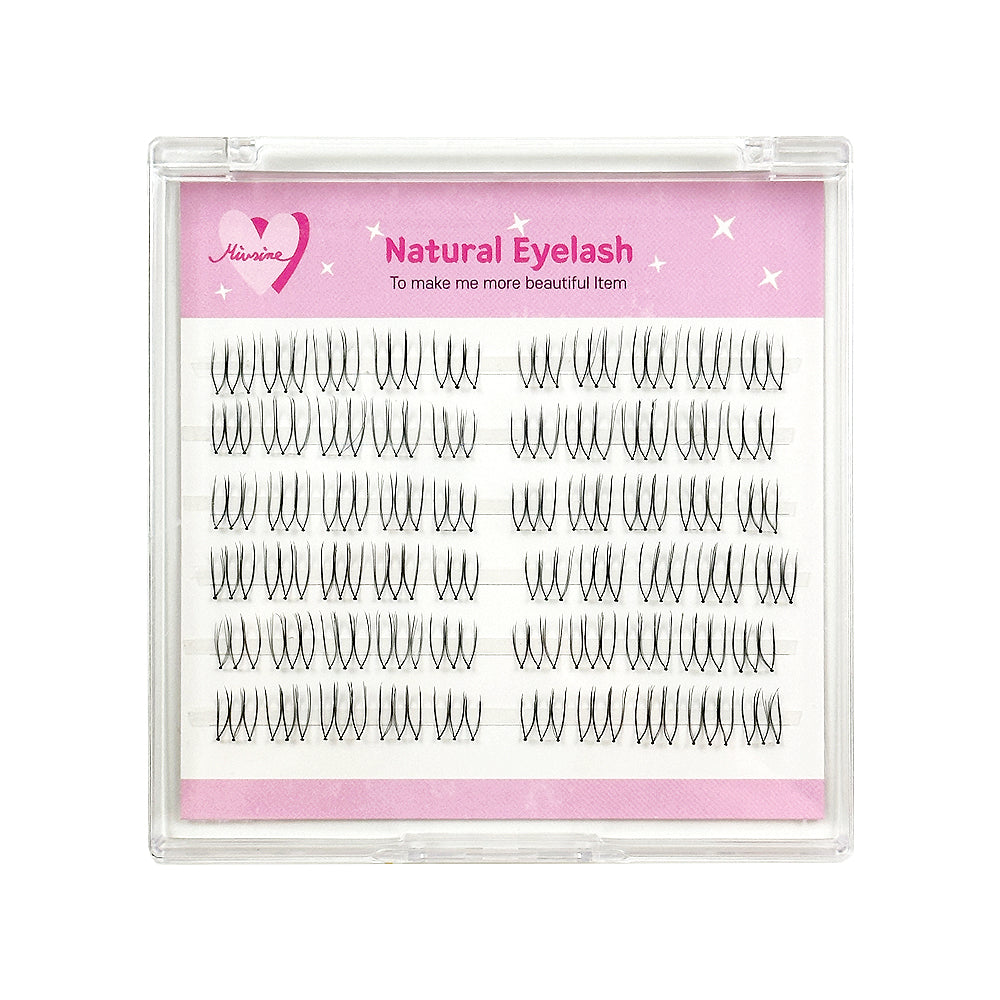 piyonna Mibeurin 6-Row Natural Eye Lash Maquillage Accessoires beauté Faux cils