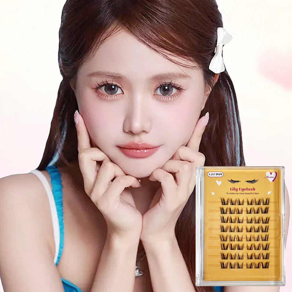 piyonna Mibeurin No Glue 8-Row Lily Lash Maquillage Accessoires beauté Faux cils