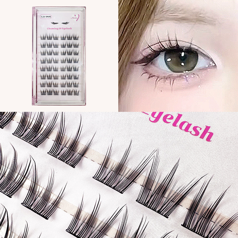 piyonna Mibeurin No-Glue Charming 01 Eye Lash 8-Pack Maquillage Accessoires beauté Faux cils