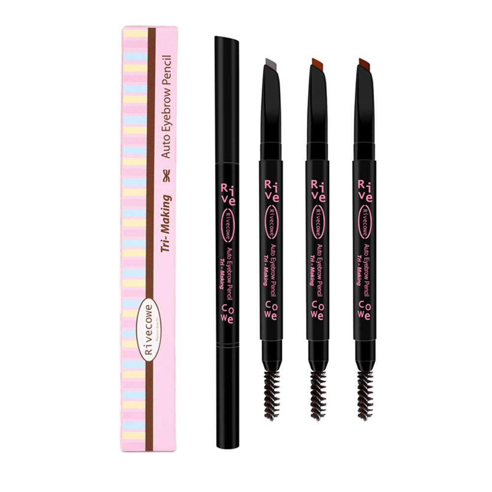 piyonna Tri-Making Auto Eyebrow Pencil Makeup Eye Makeup Eyebrow