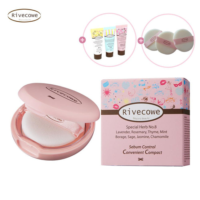 piyonna Sebum Control CC Pact 8g Makeup Base Makeup Powder
