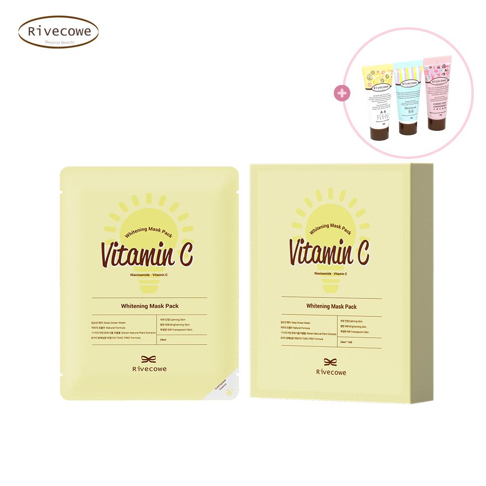piyonna Vitamin C Whitening Mask Pack 25ml Soin de la peau Masque Masque visage