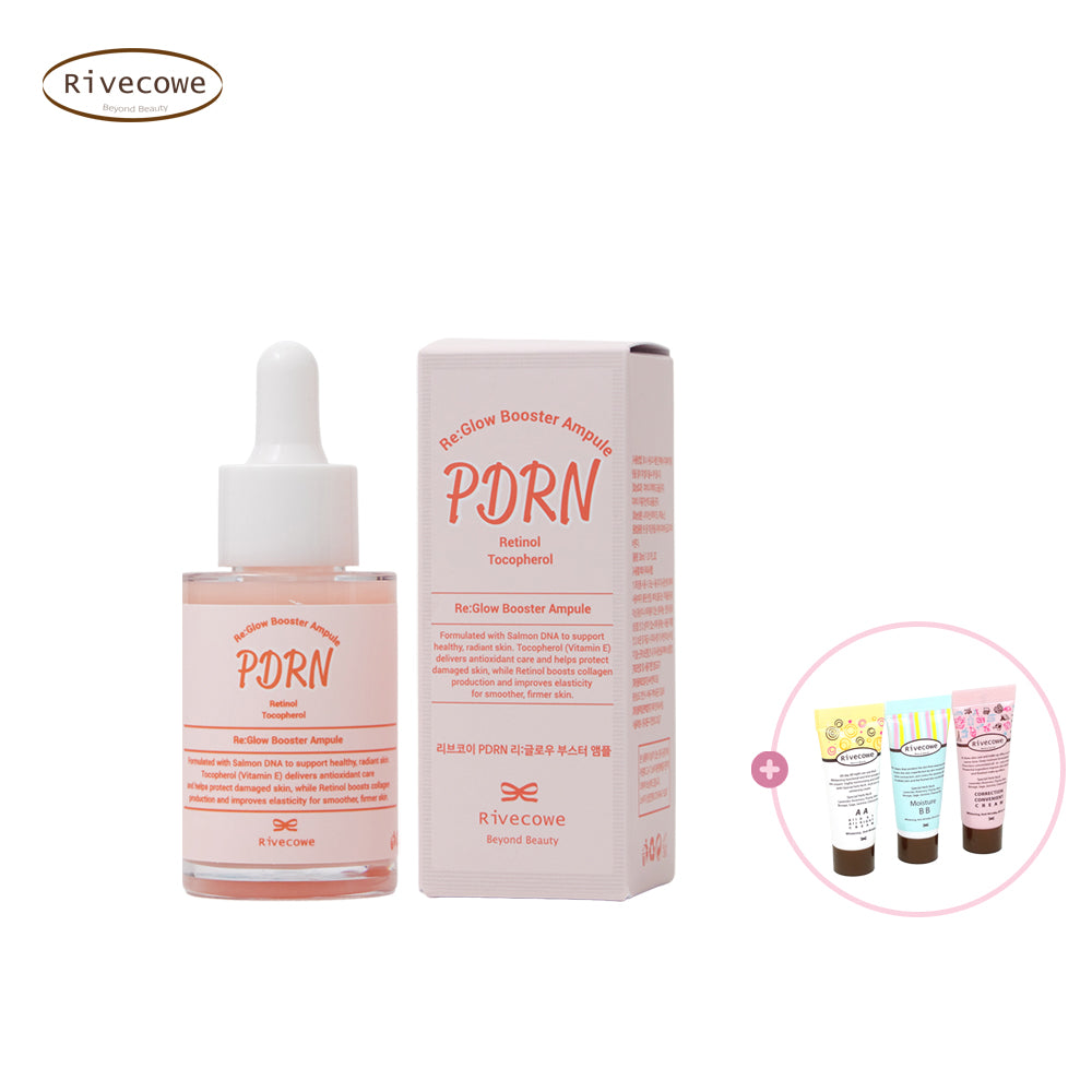 piyonna PDRN Re:Glow Booster Ampoule 30ml Soin de la peau Lotion Sérum, Essence & Ampoule