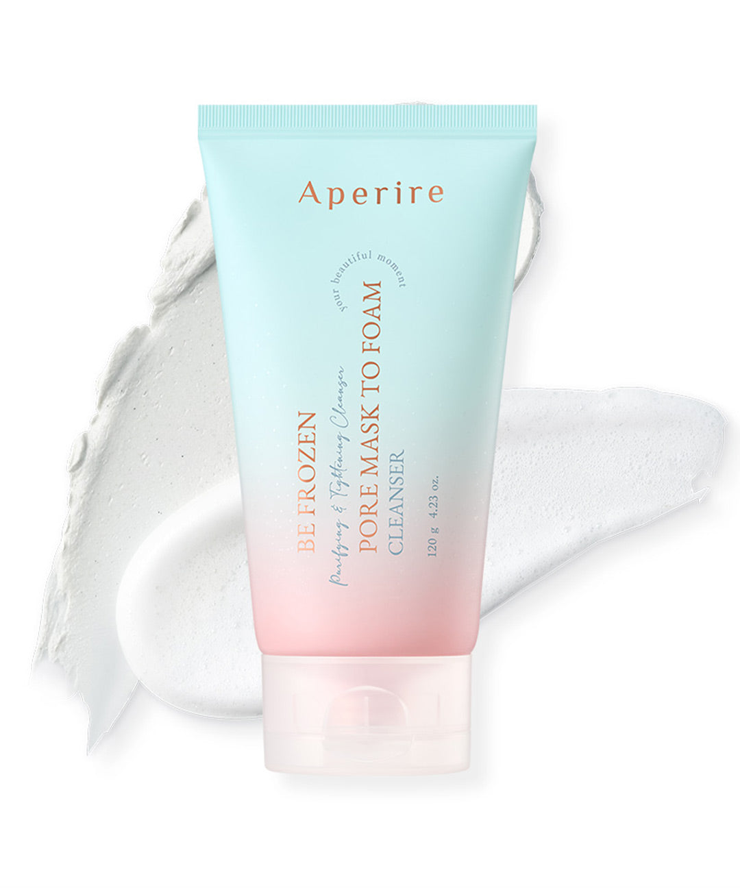 piyonna Aperire Be Frozen Pore Pack to Foam Cleanser 120g Face Care Cleanser Cleansing Foam
