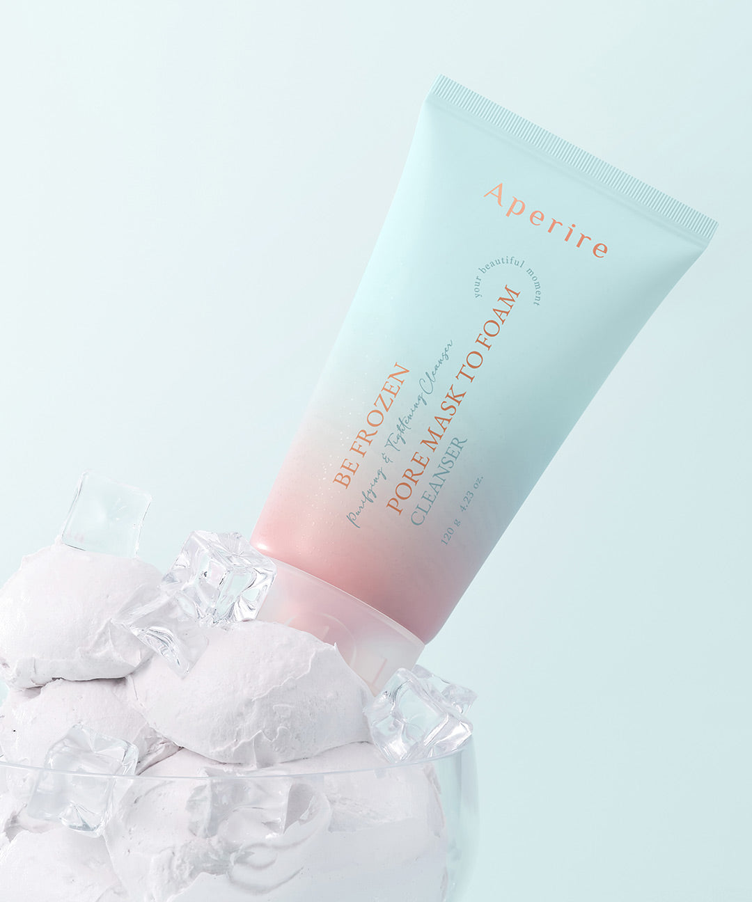piyonna Aperire Be Frozen Pore Pack to Foam Cleanser 120g Face Care Cleanser Cleansing Foam