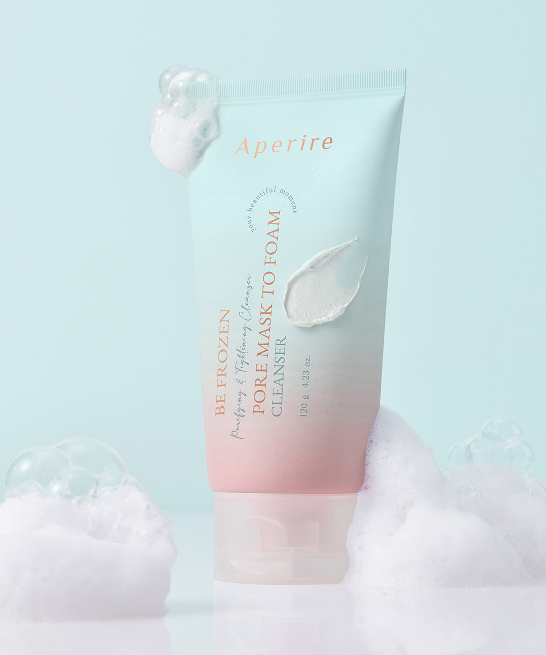 piyonna Aperire Be Frozen Pore Pack to Foam Cleanser 120g Face Care Cleanser Cleansing Foam