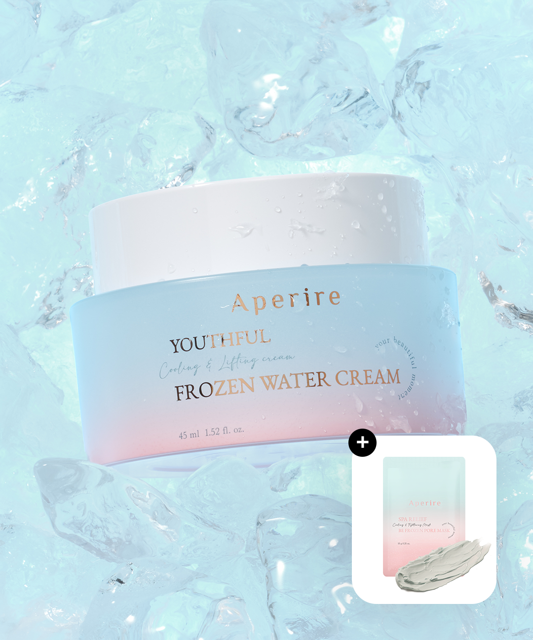 piyonna Youthful Frozen Water Cooling Cream 45ml Face Care Cream