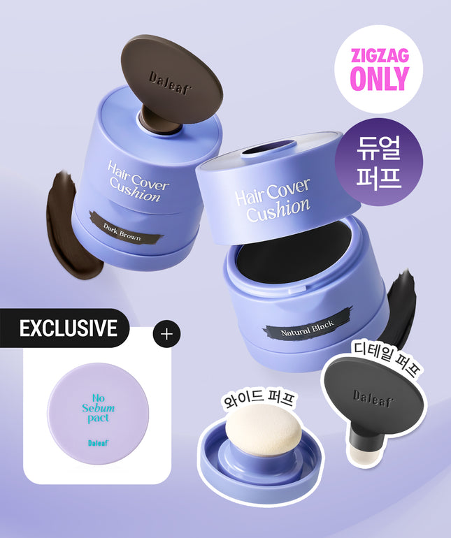 piyonna Dalif Dual Hairline Cover Cushion + No Sebum Hair Pact Cheveux & Soins corps Soin cheveux Coloration