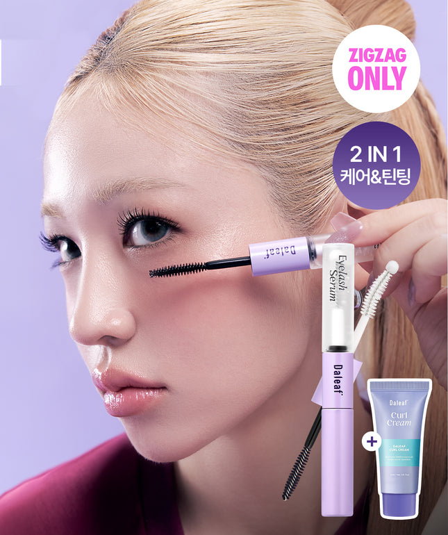 piyonna Dalif Dual Care and Tinting Eyelash Serum 2in1 + Curl Cream 30ml Maquillage Yeux Sérum cils